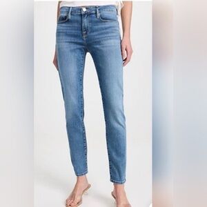 FRAME LE GARÇON BOYFRIEND MID RISE STRAIGHT JEANS WOMENS SZ 26